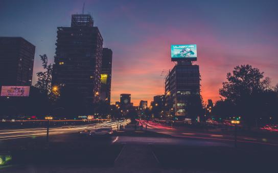 Free Stock Photo of City at night
