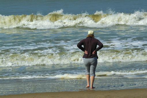 Free Stock Photo of Girl on the Beach