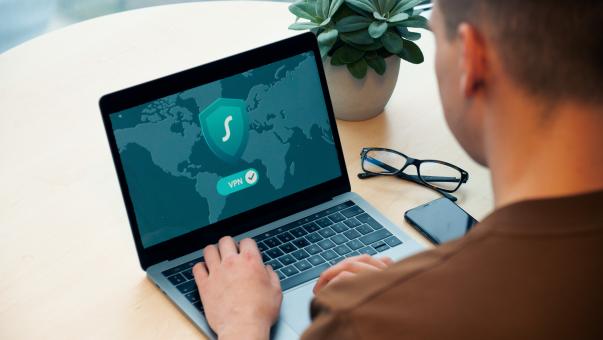 Free Stock Photo of Working with a laptop