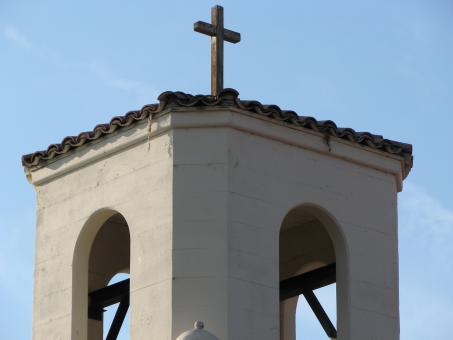 Free Stock Photo of Church Steeple