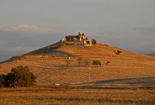 Free Stock Photo of Construction on a Hill