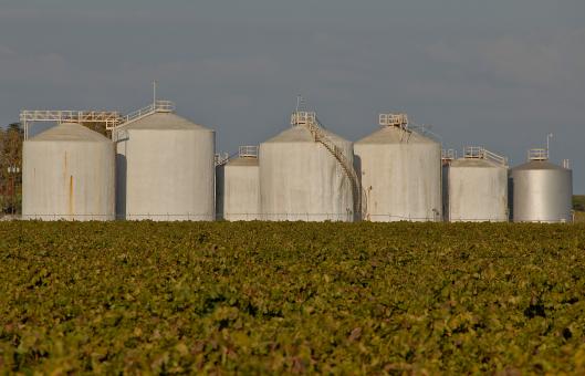 Free Stock Photo of Wine Processing Tanks