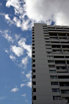Free Stock Photo of Building against a blue sky