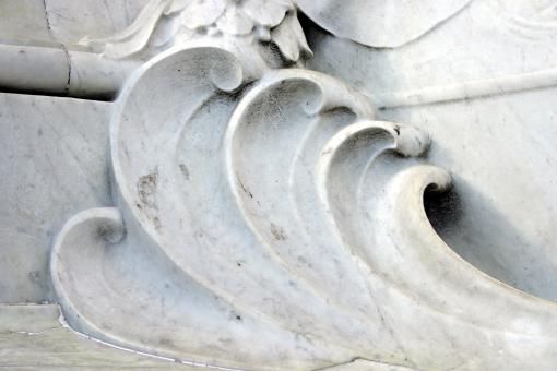 Free Stock Photo of Waves sculpture