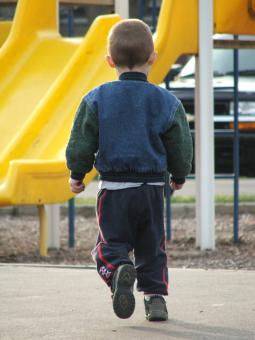 Free Stock Photo of Running boy