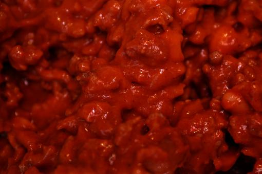 Free Stock Photo of Gooey Red Meat Stew