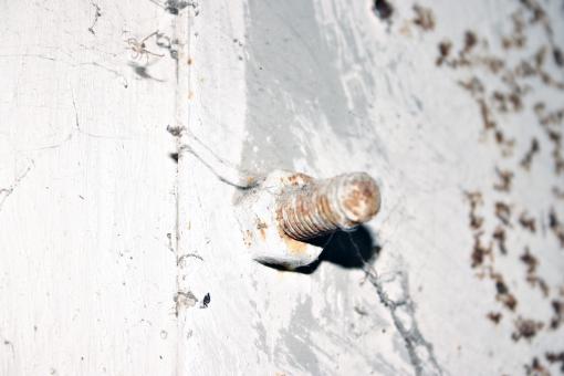Free Stock Photo of Rusted bolt