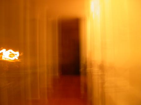 Free Stock Photo of Yellow Hallway