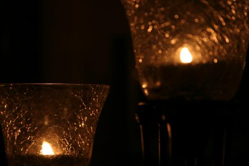 Free Stock Photo of Light and candle effect