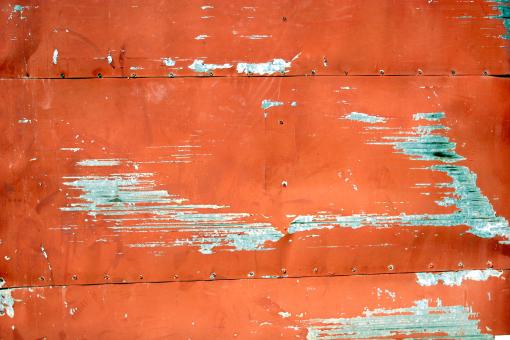 Free Stock Photo of Orange metal surface