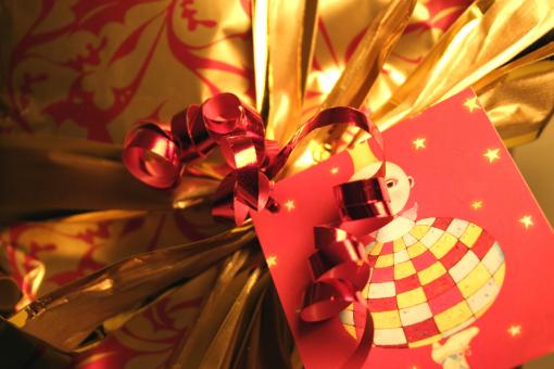 Free Stock Photo of Gift wrap close up