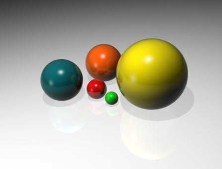 Free Stock Photo of Reflecting Spheres