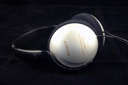 Free Stock Photo of Sony headphones