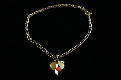 Free Stock Photo of Heart neclace