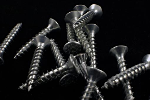Free Stock Photo of Stainless steel decking screws