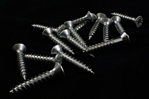 Free Stock Photo of Stainless steel decking screws
