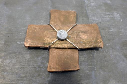 Free Stock Photo of Copper cross