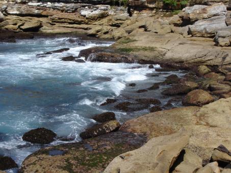 Free Stock Photo of Cliffs by the sea