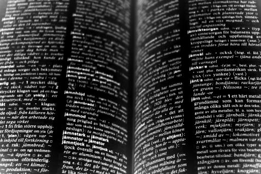 Free Stock Photo of Swedish dictionary
