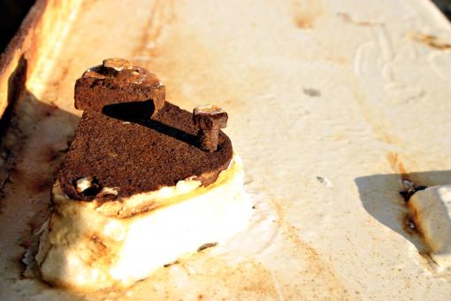 Free Stock Photo of Rusted bolts