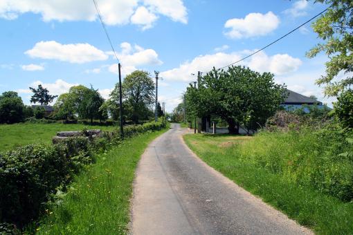 Free Stock Photo of A country road in the south of france