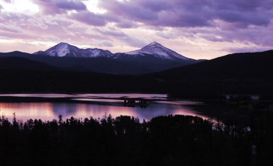 Free Stock Photo of Sunrise In The Colorado Rockies