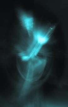 Free Stock Photo of blue light effect