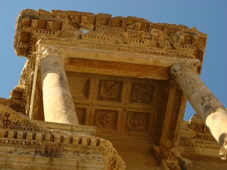 Free Stock Photo of Library in Ephesus, Turkey