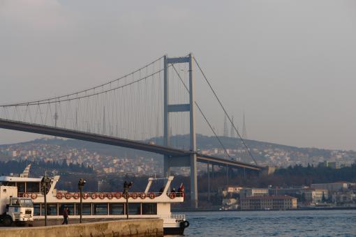 Free Stock Photo of Istanbul Bosphorus Bridge