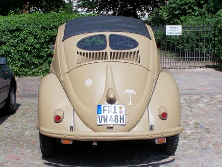 Free Stock Photo of Old Volkswagen Beetle from World War 2