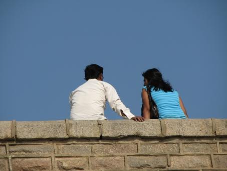 Free Stock Photo of Engrossed in Love