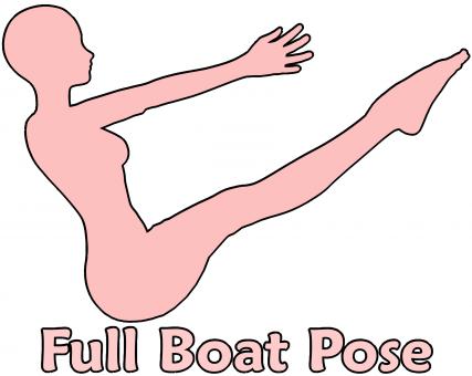 Free Stock Photo of Full Boat Pose
