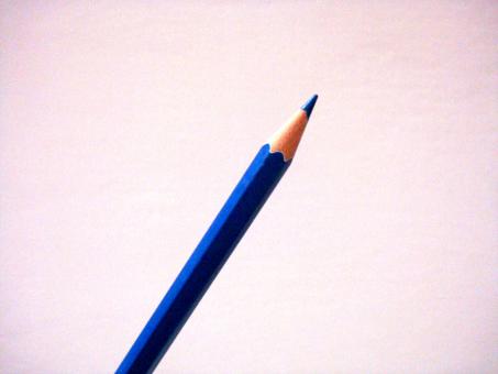 Free Stock Photo of Blue Pencil