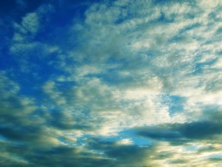 Free Stock Photo of Sky & Blue Clouds