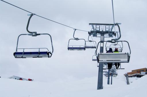 Free Stock Photo of Ski lift in the mountains