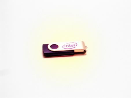 Free Stock Photo of Intel USB Drive