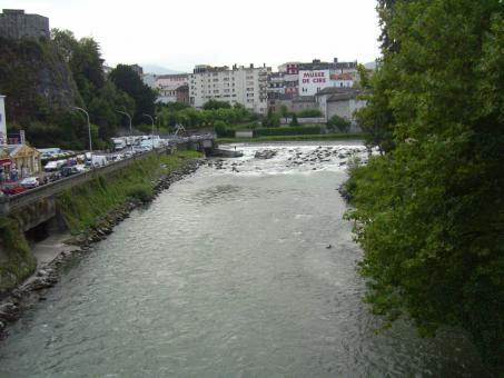 Free Stock Photo of Gave de Pau river (Lourdes)