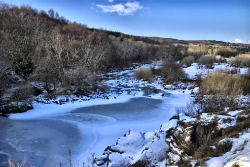 Free Stock Photo of River Snizort, Isle of Skye - Winter