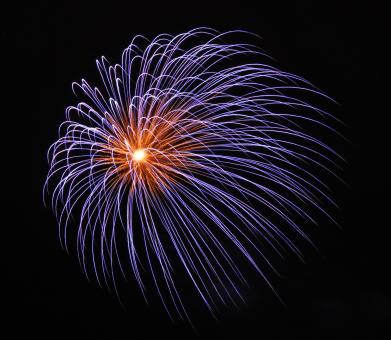 Free Stock Photo of Large fireworks