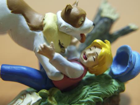 Free Stock Photo of Boy and dog, macro toys