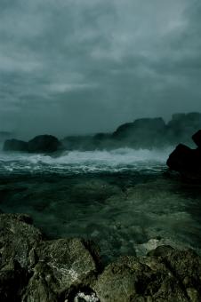 Free Stock Photo of Water meets Ocean