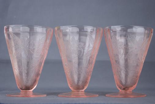 Free Stock Photo of Pink Depression Glass