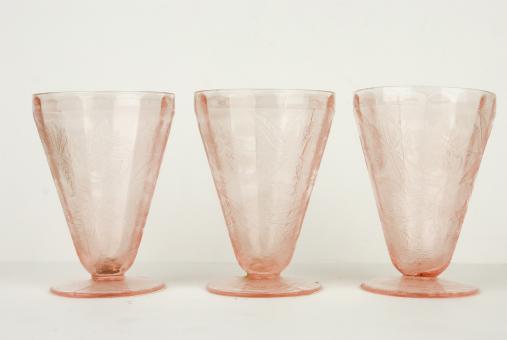 Free Stock Photo of Pink Depression Glass