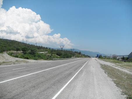 Free Stock Photo of Road to sky
