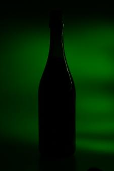 Free Stock Photo of Dark Green Bottle 