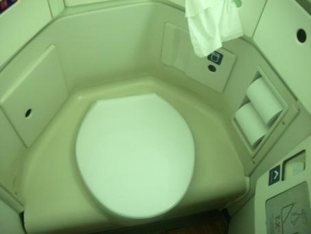 Free Stock Photo of Airplane toilet