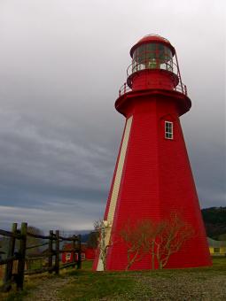 Free Stock Photo of Red Lighthouse