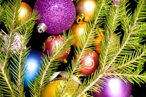 Free Stock Photo of christmas balls