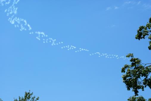 Free Stock Photo of Skywriting