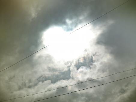 Free Stock Photo of Heart in the sky